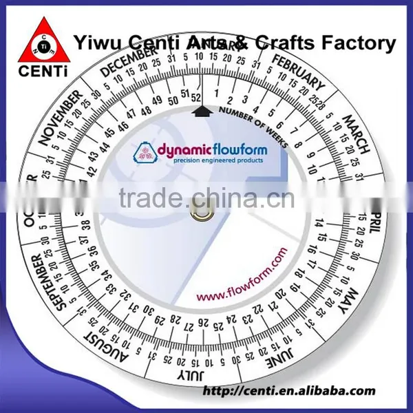 Custom 4 Color Print Imprinted Plastic 2 Wheel BMI Calculator photo-2
