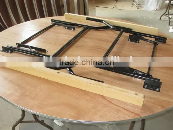 Plywood Round or Rectangle Folding Tables Wedding Table photo-2