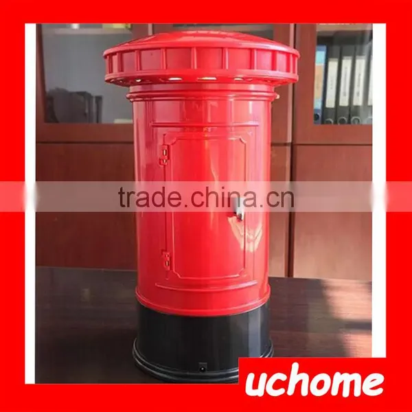 UCHOME Creative Souvenir British Red Mailbox Shape Money Saving Piggy Bank Pot photo-5