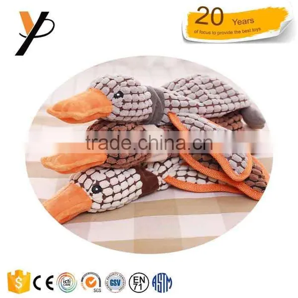 2017 New Material Plush Stuffed Duck Pet Toys for Dog and Cat photo-5