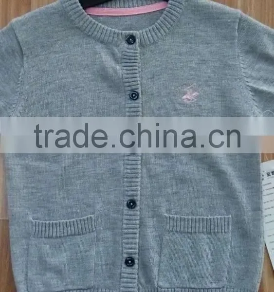 (KD0441) Excellent Quality Kid Cardigan Sweaters photo-3