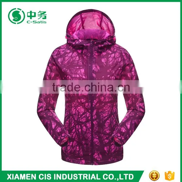 Wholesale Ultra Light Outdoor Suit Unisex Camo Printing Skin Jacket photo-4