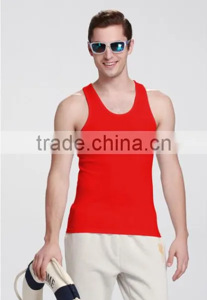 Trade Assurance 100% Cotton Athletic Tank Top for Men,make the Sport More Energetic photo-4