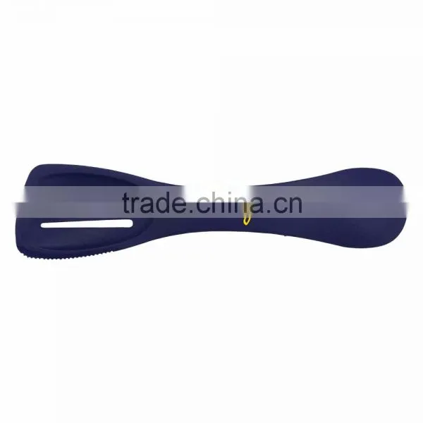USA Made 4-in-1 Kitchen Spatula - Features a Spoon, Slotted Spoon, Turner and Serrated Edge and Comes With Your Logo. photo-5