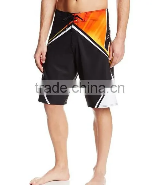 Mens Lace-up Wasit Shorts Custom Board Shorts photo-5