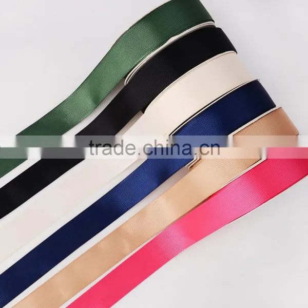 25mm Polyester Plain Grosgrain Ribbon photo-2