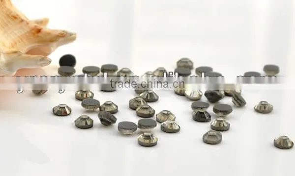 Wholesale Hot Fix Glass Crystal,Hot Fix Rhinestones Rose & Flatback in Black Diamond Rhinestine photo-4