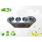 Galvanized Steel Outdoor Waste Bin Stainless Steel Recycle Bins For Park