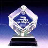 3D Glass Cube