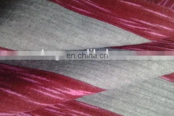 Shaoxing Winfar Polyester Cotton Drop Needle Pigment Prict Knit Interlock Fabric photo-3