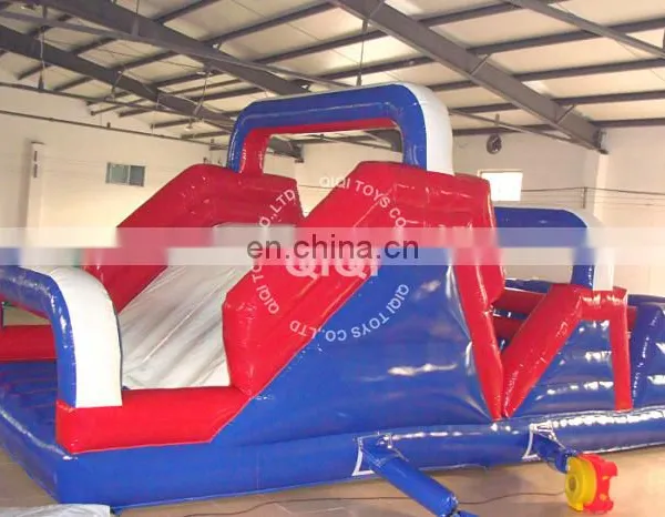 Cheap Inflatable Bouncers Obstacles Bounce House With Slide for Sale photo-2