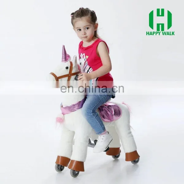 Hot Sale Kids Furry Walking Toy Horse Rocking Horse Toy Kiddy Palace Toys photo-5