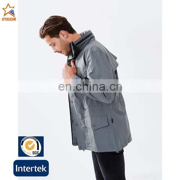 Machine Wash 50% PU 50% Polyester Simple Goose Down Jacket photo-4