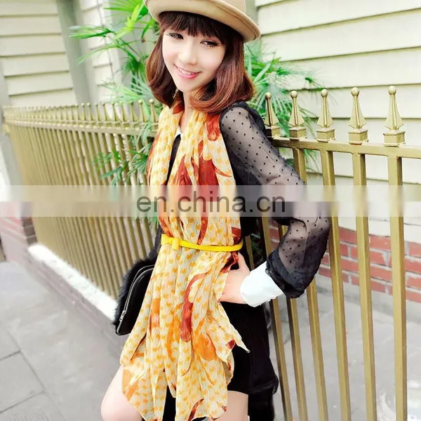 2015 Newest Style Fashion Design Long South Korea Scarfs (PP078BL) photo-3
