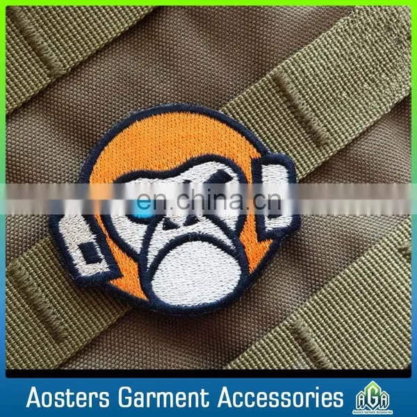 Design Cheap Badge Logo Fashion Brand Name Embroidered Badge photo-6