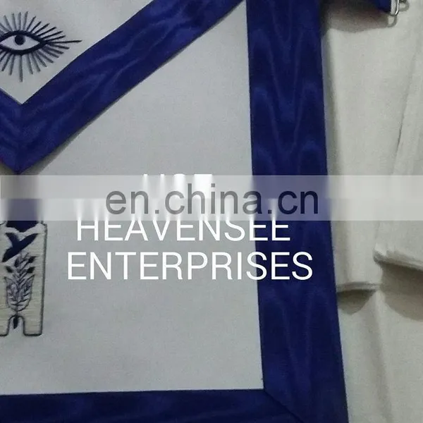 MASONIC REGALIA JUNIOR WARDEN APRON BLUE HOUSE OFFICER'S photo-4