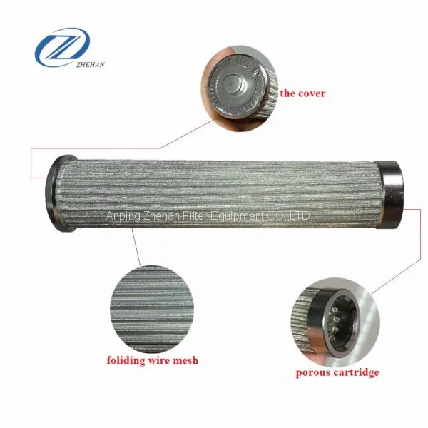 Stainless Steel Hydraulic Pump Pleated Oil Filter Element photo-5