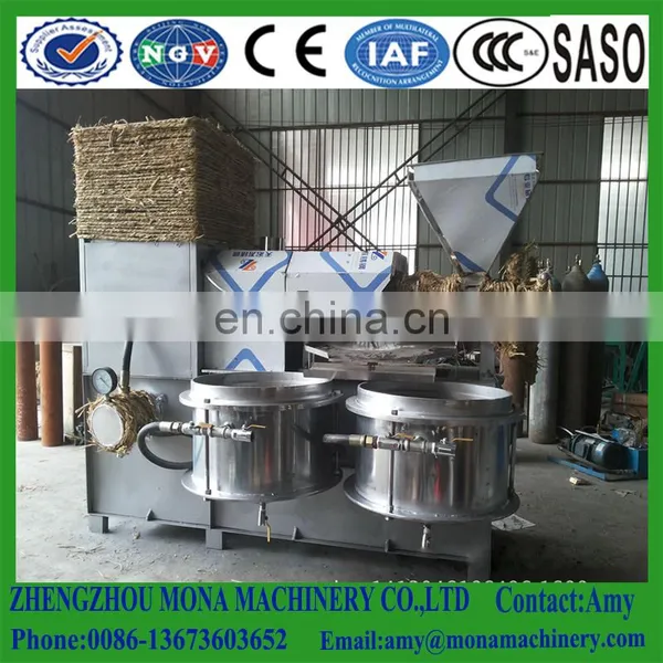 Olives Mustard/soybean/rapeseed/sunflower Seed Automatic Feeding Oil Expeller photo-4