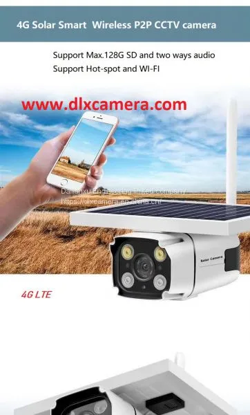 Outdoor Water-proof 1080P 4G LTE Wireless Solar Powered HMD Camera Two Ways Audio WIFI IP IR Bullet Camera With SD Audio and Mobile's APP Wireless Solar Powered HMD Camera Two Ways Audio WIFI IP IR Bullet Camera With SD Audio and Mobile's APP photo-2