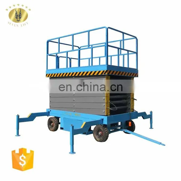 7LSJY Shandong SevenLift High Hand Truck Mobile Electric Water Hydraulic Lift Table photo-4