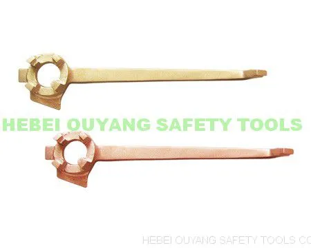 Spark Resistant Tools Bung Wrench Opener,Non-Sparking,Copper Beryllium,ATEX TOOLS