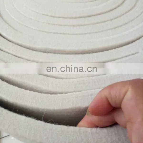 Soft and Hardness 10mm 100% Thick White Sheep Wool Felt photo-4