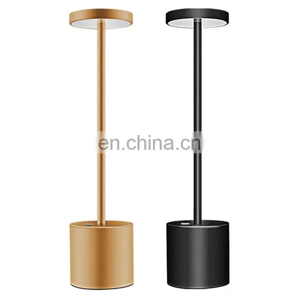 2021 New Products Modern Nordic Business Hotel Restaurant Table Lamp Rechargeable Cordless LED Desk Lamp photo-2