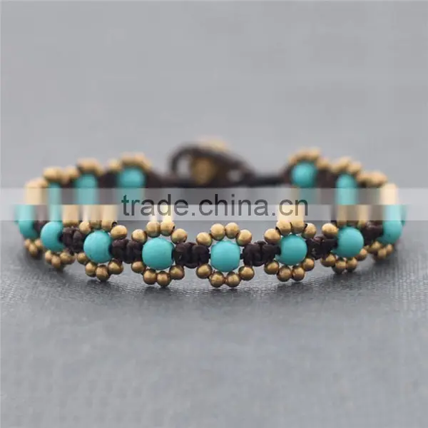 2016 Wax Cord Flower Bracelet Arm String XE09-0212 photo-2