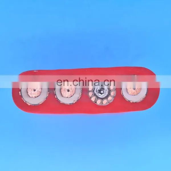 Heavy Duty Flat Crane Hoist Cable With Fiber Optic Spreader Cable photo-2
