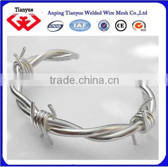 Safety Reliable Quality Hot Dipped Galvanized Barbed Wire photo-6