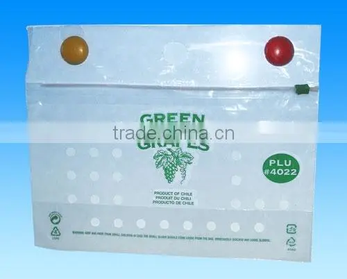 Printed Polyethylene Plastic Deli Saddle Bags With Zipper photo-4