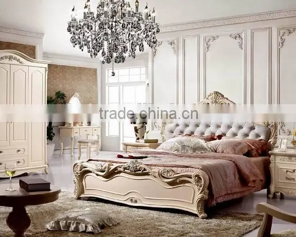 High Quality European Bed Set Furniture photo-2