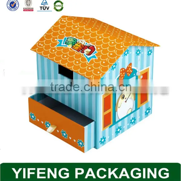 House Shape Happy Wedding Cute Paper Candy Gift Boxes photo-3