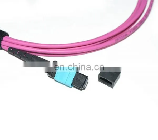 8 12 24 Cores Single Mode Multimode Fiber Optic Cable MTP MPO Connector photo-4