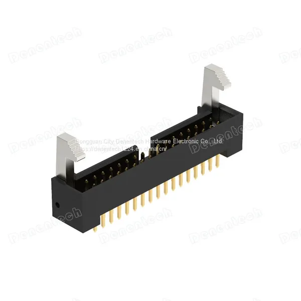 Denentech 2.00mm Pitch H16.2 Dual Row Straight Ejector Header Connector