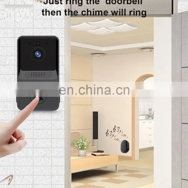 Hot Selling New T2 Z20 720P Two Way Audio Night Vision Wifi Wireless Smart Doorbell Chime Ring Doorbell Camera Video Doorbell photo-3