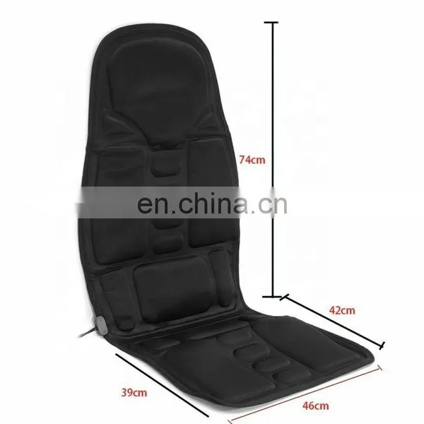 HEATED BACK SEAT REMOTE CONTROL MASSAGE CHAIR CUSHION FOR HOME, AUTO AND OFFICE