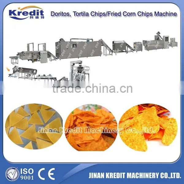 Jinan KDT 250-300kg/h Output Corn Chips Snack Food Machinery,Snack Food Making Machine photo-3