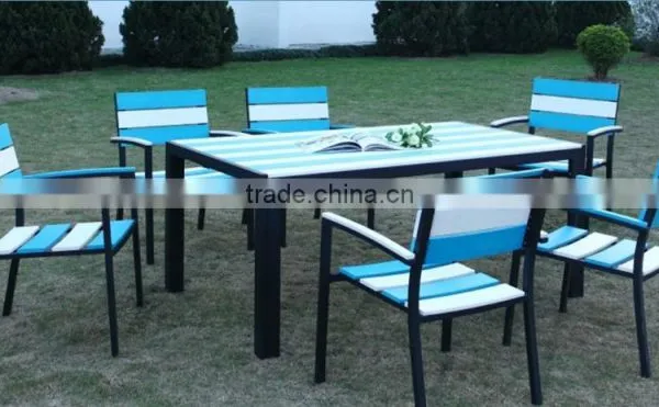 Outdoor Synthetic Rattan Sofa Dining Set With Parasol PE Wicker Pool Furniture photo-2