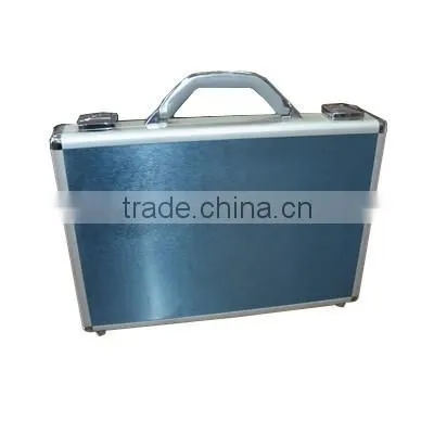 Customized Blue Brushed Aluminum Briefcase photo-2