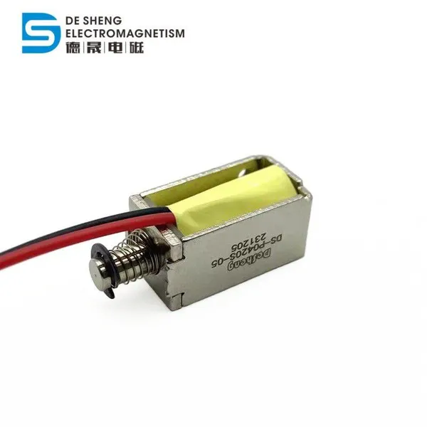 High Quality DS-0420 Push Pull DC 6V 12V Type Open Frame Linear Solenoid photo-4