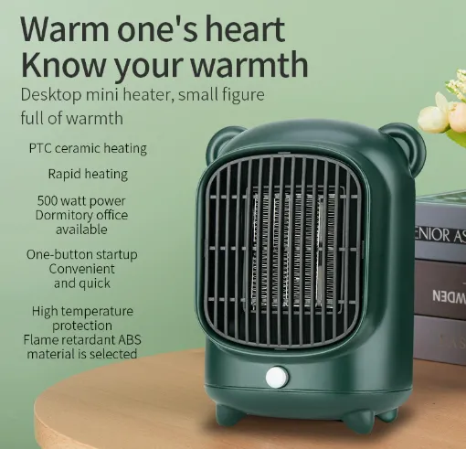 Electric Heater/desk Mini PTC Air Warmer(Wechat:13510231336） photo-2