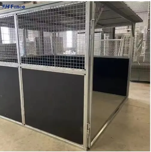 Durable Galvanized Steel Frame Horse Shelter / Stable With Waterproof PVC Cover for All-Weather Protection