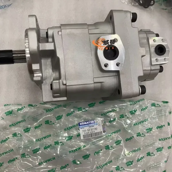 Original Komatsu 705-52-31130 Pump Assy for Wheel Loader Spare Parts in Stock. photo-1
