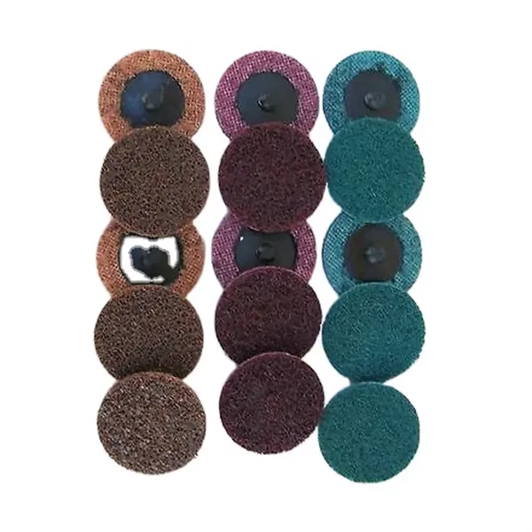 3M Nylon Sandy Disc 2 Inch Quick Change for Surface Disc MED Red 100PC Package 3M Original Imported Product photo-5