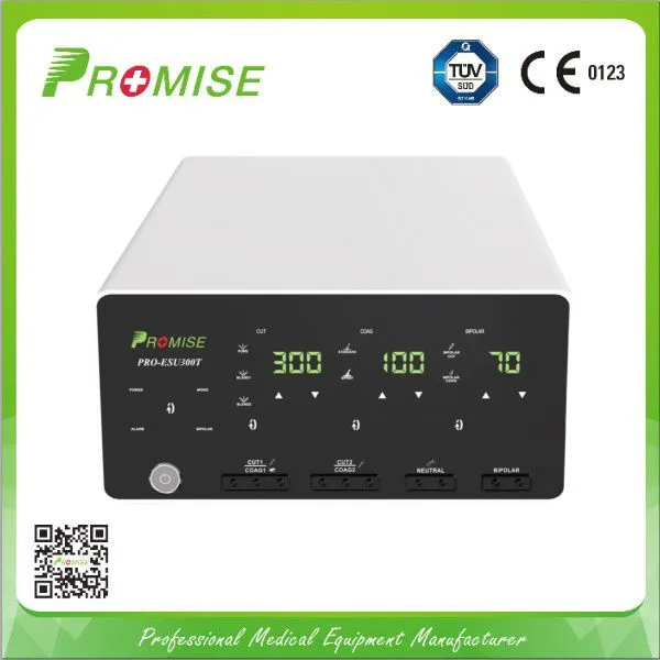PROMISE PRO-ESU300T Next-Gen 300W High Frequency Electrosurgical Unit Diathermy Machine With Dual Monopolar Bipolar