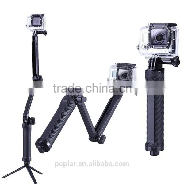 New Camera Accessories For Gopros Hero4 Session 3-way Mount Tripod Monopod Gopros 3-way Grip Grip Super Portable Magic photo-2
