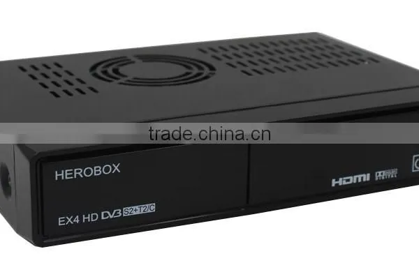 2016 New Enigma2 Linux hd Receiver Herobox EX4 HD Dvb-S2+C+T2 Combo Bcm7358 Processor Dual Core Support Openpli Satellite photo-3