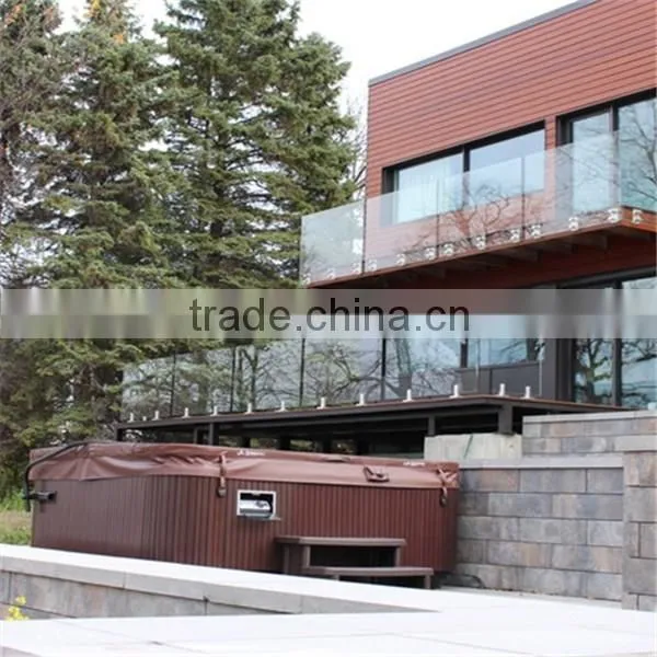 Frameless Glass Pool Fencing Glass Hardwares Glass Spigots photo-4