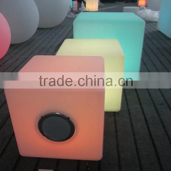LED Luminaries Cube With Bluetooth Speaker Stereo 4343B photo-4